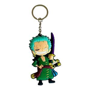 NEW Wiazhu Japanese Anime KEYCHAIN 5.2” Key Ring Purse Backpack Fob Roronoa Zoro